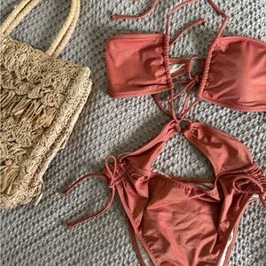 Victoria Secret shimmer copper swimsuit